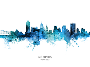 Memphis Tennessee Skyline
