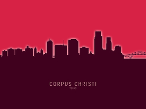 Corpus Christi Texas Skyline