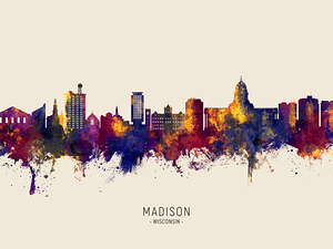 Madison Wisconsin Skyline