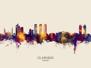 Islamabad Pakistan Skyline