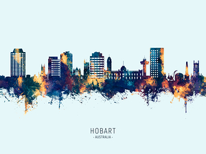 Hobart Australia Skyline