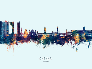 Chennai Skyline India