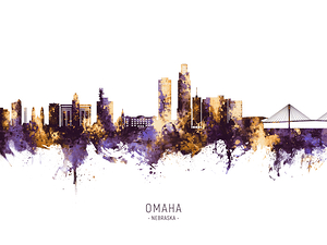Omaha Nebraska Skyline