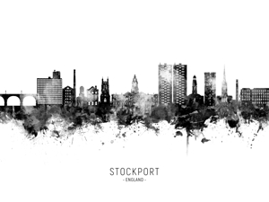 Stockport England Skyline