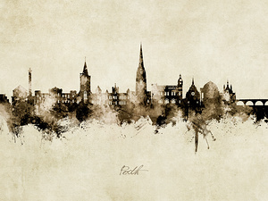 Perth Scotland Skyline