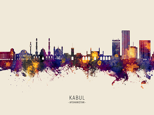 Kabul Afghanistan Skyline
