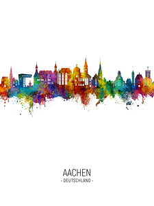 Aachen Germany Skyline