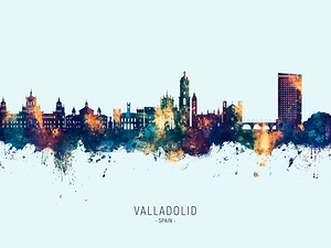 Valladolid Spain Skyline