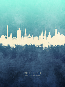 Bielefeld Germany Skyline