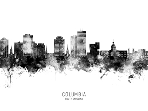 Columbia South Carolina Skyline