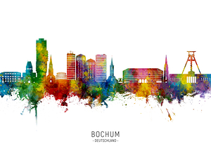 Bochum Germany Skyline