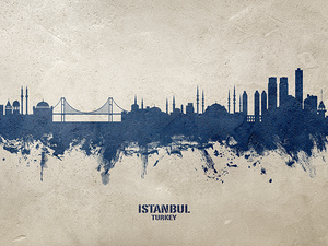 Istanbul Turkey Skyline