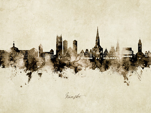 Munster Germany Skyline