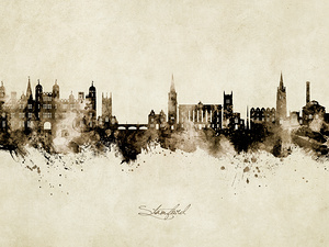 Stamford England Skyline