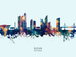 Busan Skyline South Korea