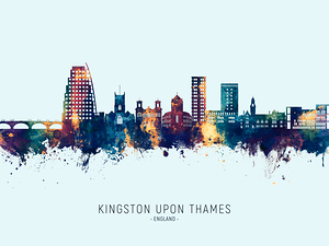 Kingston upon Thames England Skyline