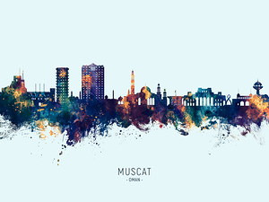 Muscat Oman Skyline