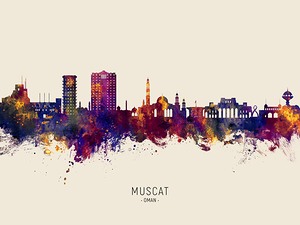 Muscat Oman Skyline