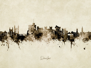 Windsor England Skyline