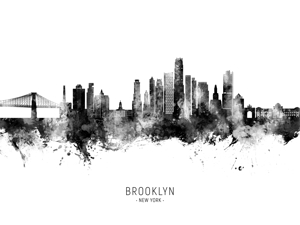 Brooklyn New York Skyline