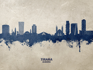 Tirana Albania Skyline