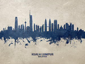 Kuala Lumpur Malaysia Skyline