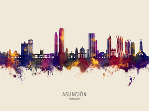 Asuncion Paraguay Skyline