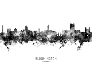 Bloomington Indiana Skyline