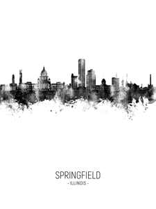 Springfield Illinois Skyline