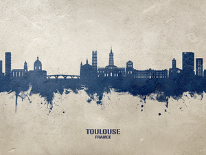 Toulouse France Skyline