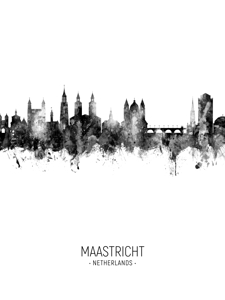 Maastricht The Netherlands Skyline