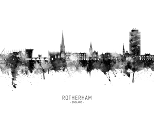 Rotherham England Skyline
