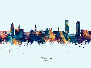 Rzeszow Poland Skyline