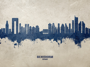 Benidorm Spain Skyline