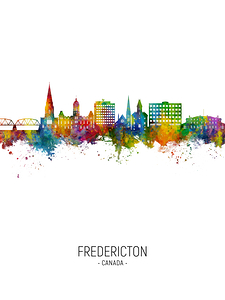 Fredericton Canada Skyline