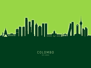 Colombo Sri Lanka Skyline