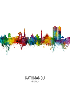 Kathmandu Nepal Skyline