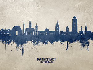 Darmstadt Germany Skyline