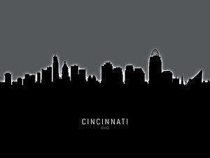 Cincinnati Ohio Skyline