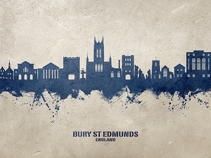 Bury St Edmunds England Skyline