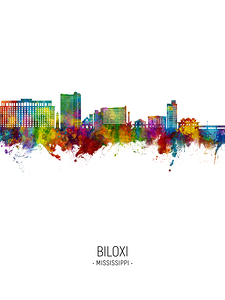 Biloxi Mississippi Skyline