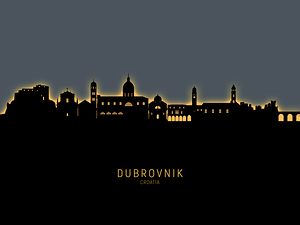 Dubrovnik Croatia Skyline