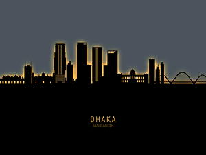 Dhaka Bangladesh Skyline