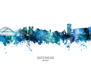 Gateshead England Skyline