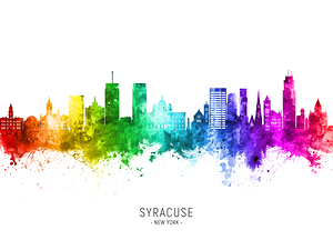 Syracuse New York Skyline