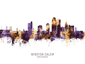 Winston Salem North Carolina Skyline