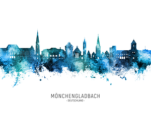 Monchengladbach Germany Skyline