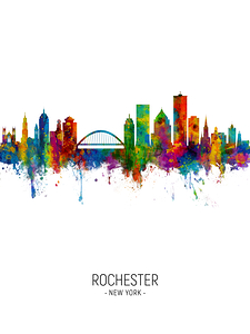 Rochester New York Skyline
