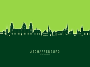Aschaffenburg Germany Skyline