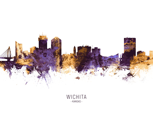 Wichita Kansas Skyline